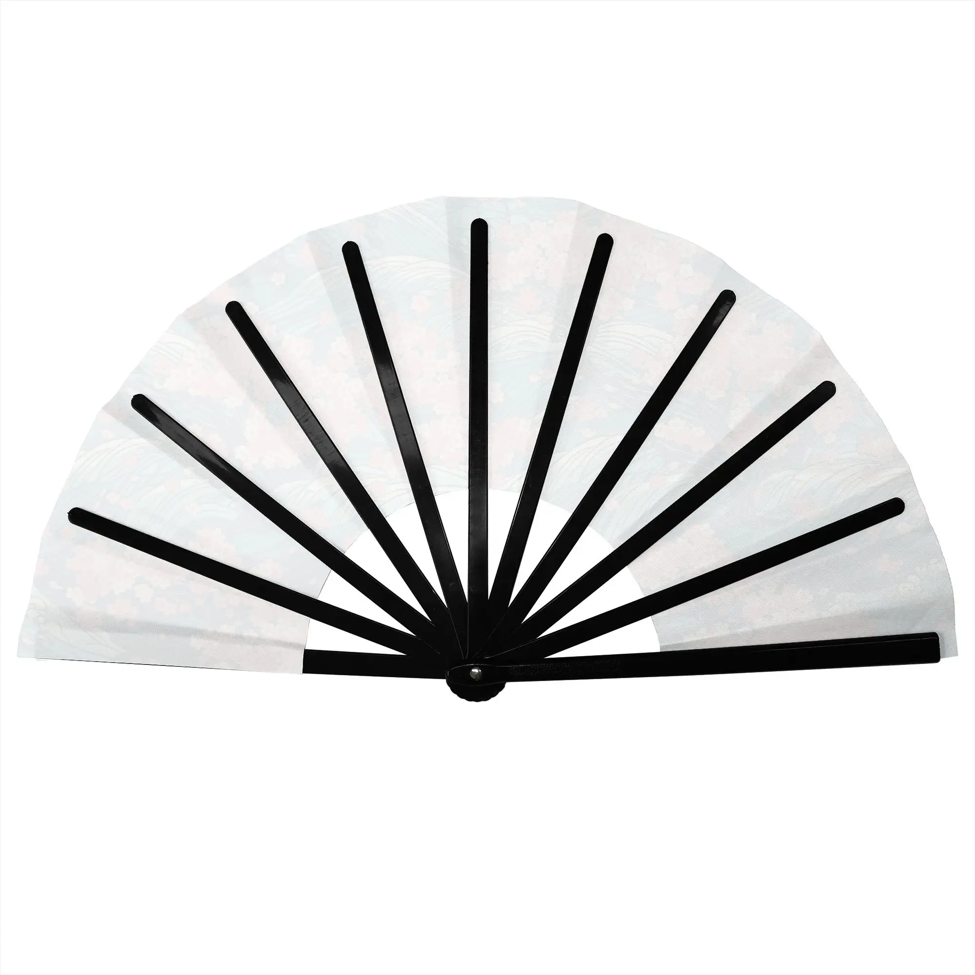 Japan Ukiyoe ArtSakura And Waves  Hand Fan Promotional Gift Event Souvenir  Durable Folding Fans Novelty Bulk Pack Fan