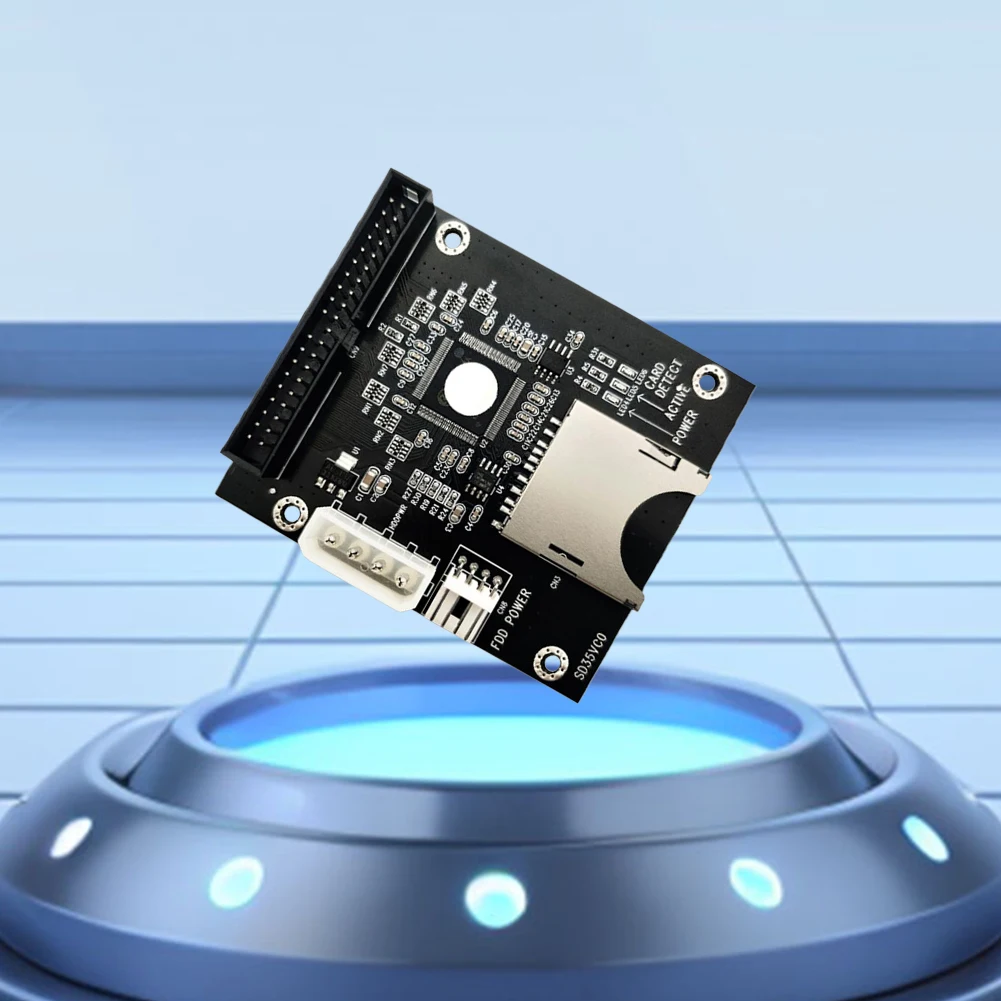 SD к IDE 3,5-дюймовый 40-контактный разъем IDE-адаптер 40-контактный штекерный адаптер, совместимый с DOS/Linux/Windows 98/XP/VISTA/NT