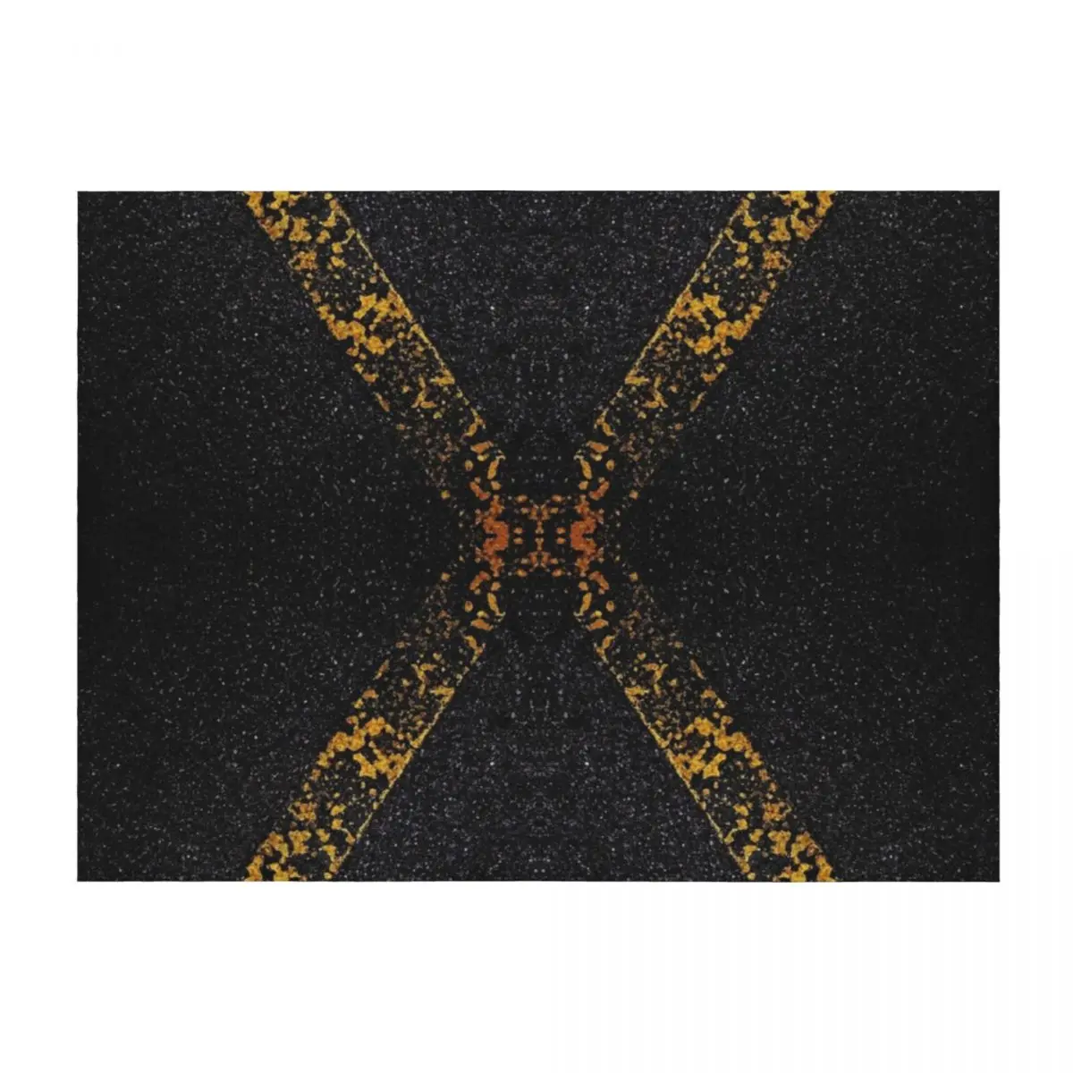

Old Yellow painted line on asphalt road Throw Blanket Personalized Gift Cute Nap Fashion Sofas Blankets