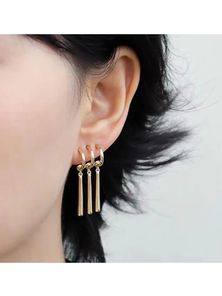 Boucles d'oreilles de Cosplay Roronoa Zoro, 1 paire, faux Triple Piercing pour femmes et hommes, accessoires de Cosplay