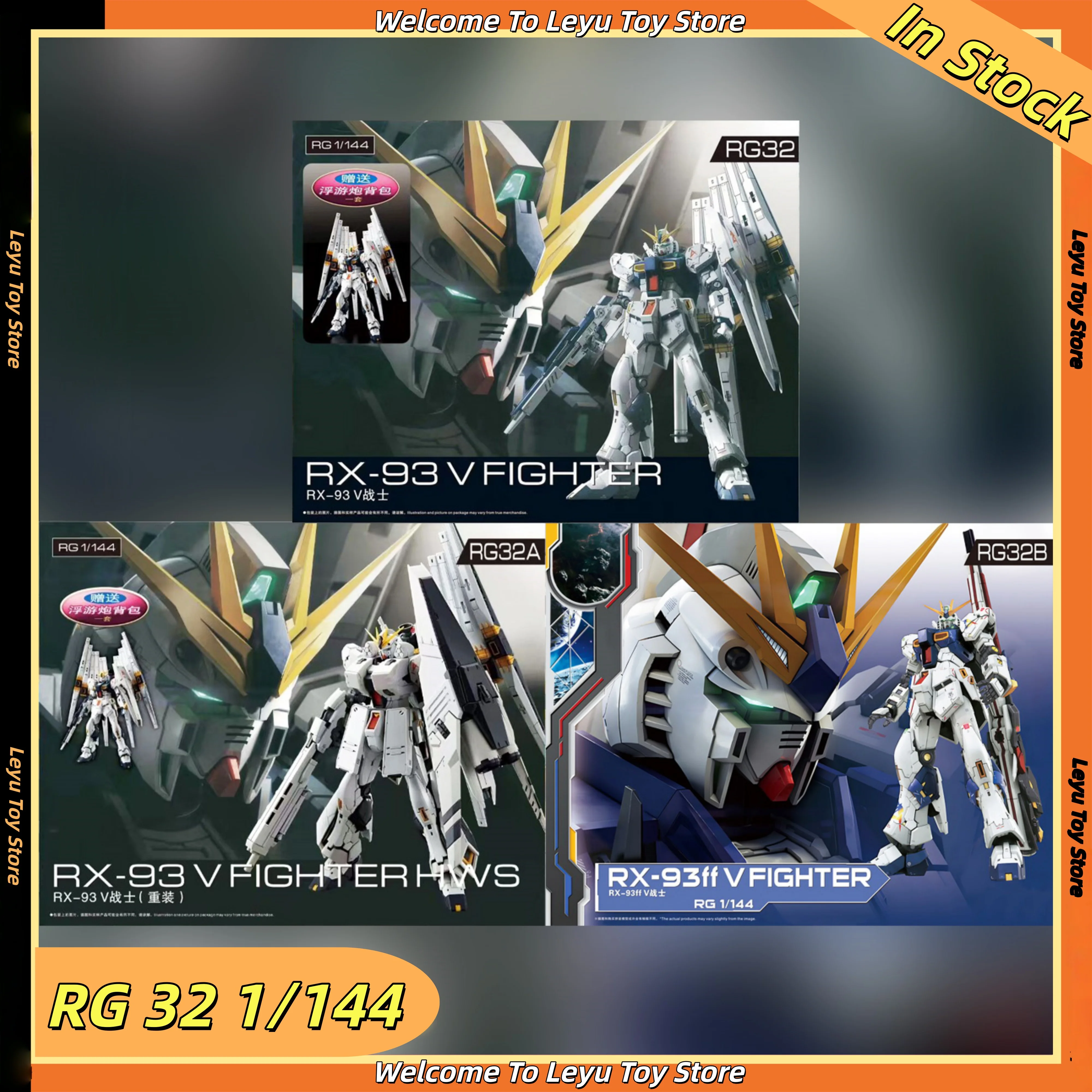 

В наличии Новая модель Gaogao RG32, комплект модели в сборе, RG 1/144, экшн-фигурка, пластиковые модели, наборы, коллекция, украшение, игрушка в подарок