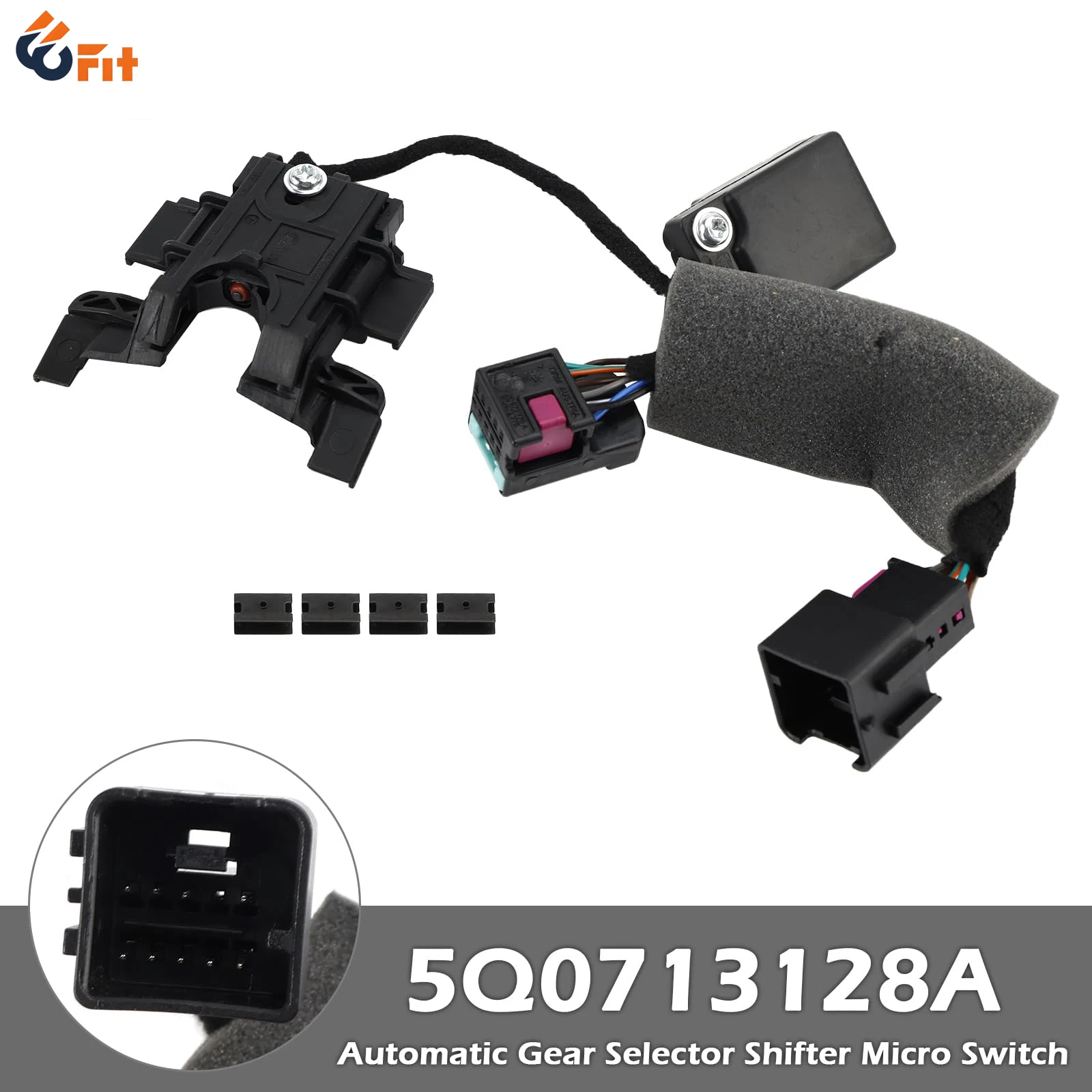 5Q0713128A Shifter Position Micro Rabbit Switch for VW Golf Beetle Mk2 Skoda Octa R32 GTI Shift Mechanism Micro Switch