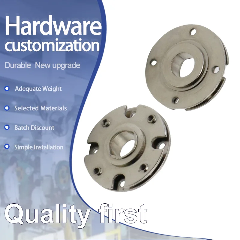 

Industrial 360 Degree Rotating Disc Iron Hinge with Stop And Damping Feature Hollow Flat Shaft Structure for Equipment