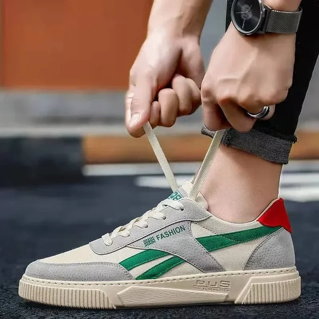 Scarpe da uomo 2024 primavera nuove scarpe sportive Sneakers Casual All Match alla moda da uomo belle scarpe da uomo in tela AliExpress