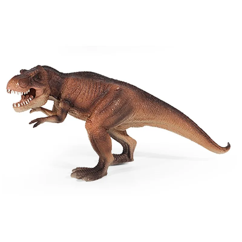 7-Inch Painted Simulation Dinosaur Model Set T-rex Triceratops Velociraptor PVC Home Decoration Desktop Ornament Gift For Kid