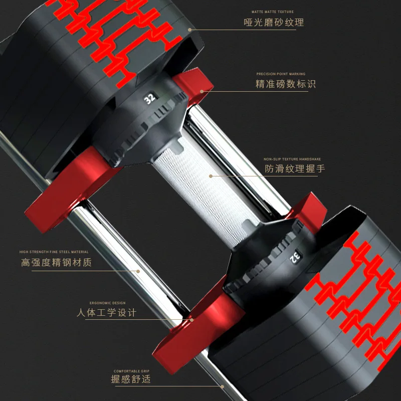 20 كجم ضبط الدمبل حار بيع الدمبل مصنع الجملة شعار مخصص