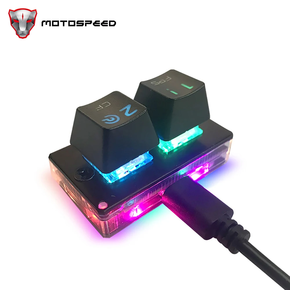Mechaniczna klawiatura do gier Motospeed K2 OSU Profesjonalna przenośna klawiatura z możliwością wymiany podczas pracy Podświetlenie RGB Odłączany klawisz typu C Przewodowy
