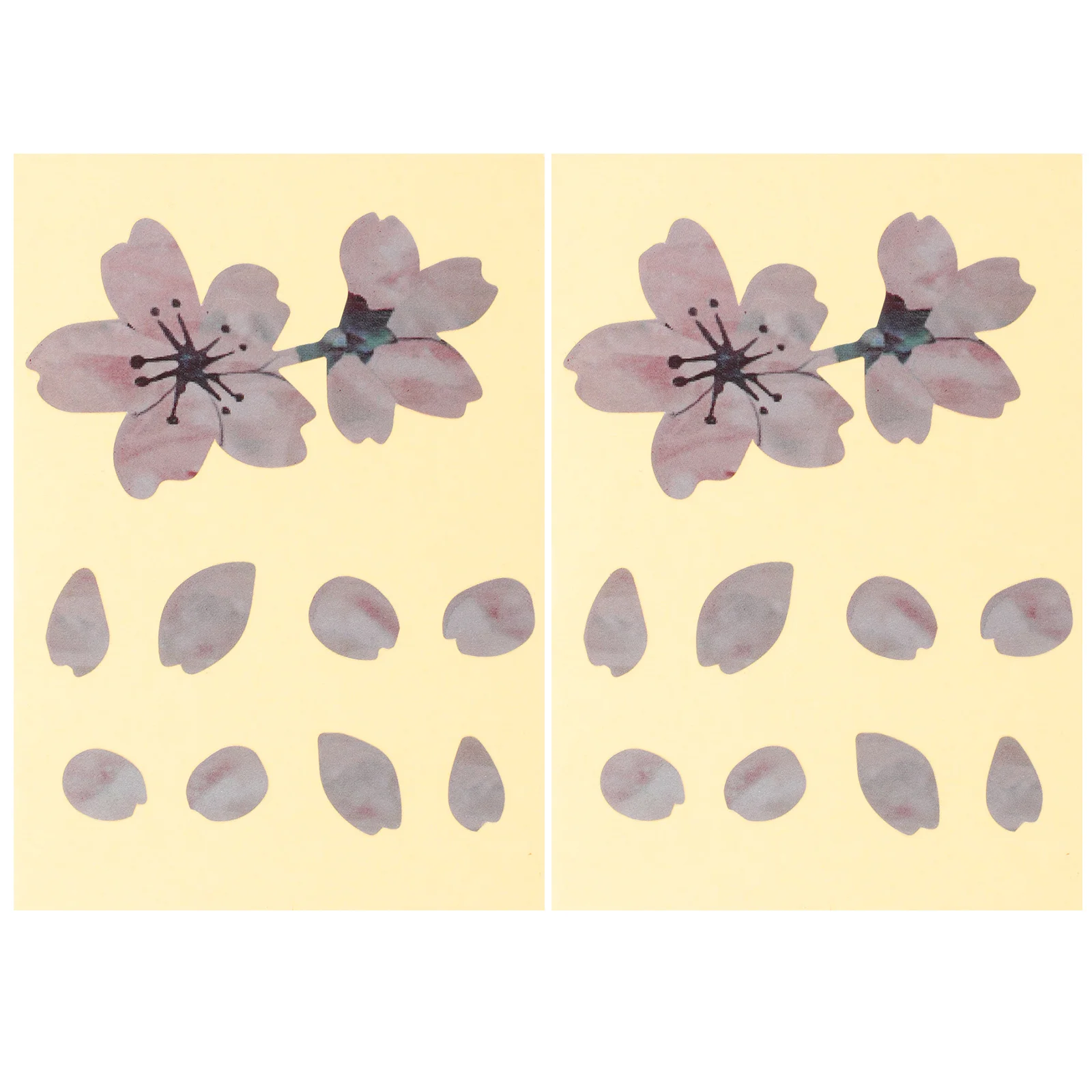 

2Pcs Guitar Fretboard Flower Sticker Decorative Decals Creative Adhesive for Acoustic Electric Bass Guitar Fretboard Sticker