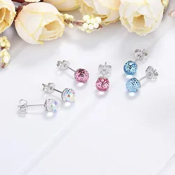 Earrings Fashion Earrings Multicolor Earrings Colorful Earrings Crystal Ball Earrings Fashion Accessories Crystal Ball Stylish
