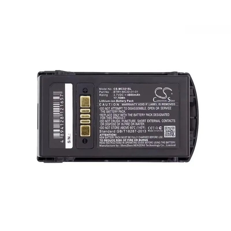 Cameron Sino 4800mAh/5200mAh/6800mAh Barcode Scanner Battery for Motorola/Zebra MC3200, MC32N0, MC32N0-S
