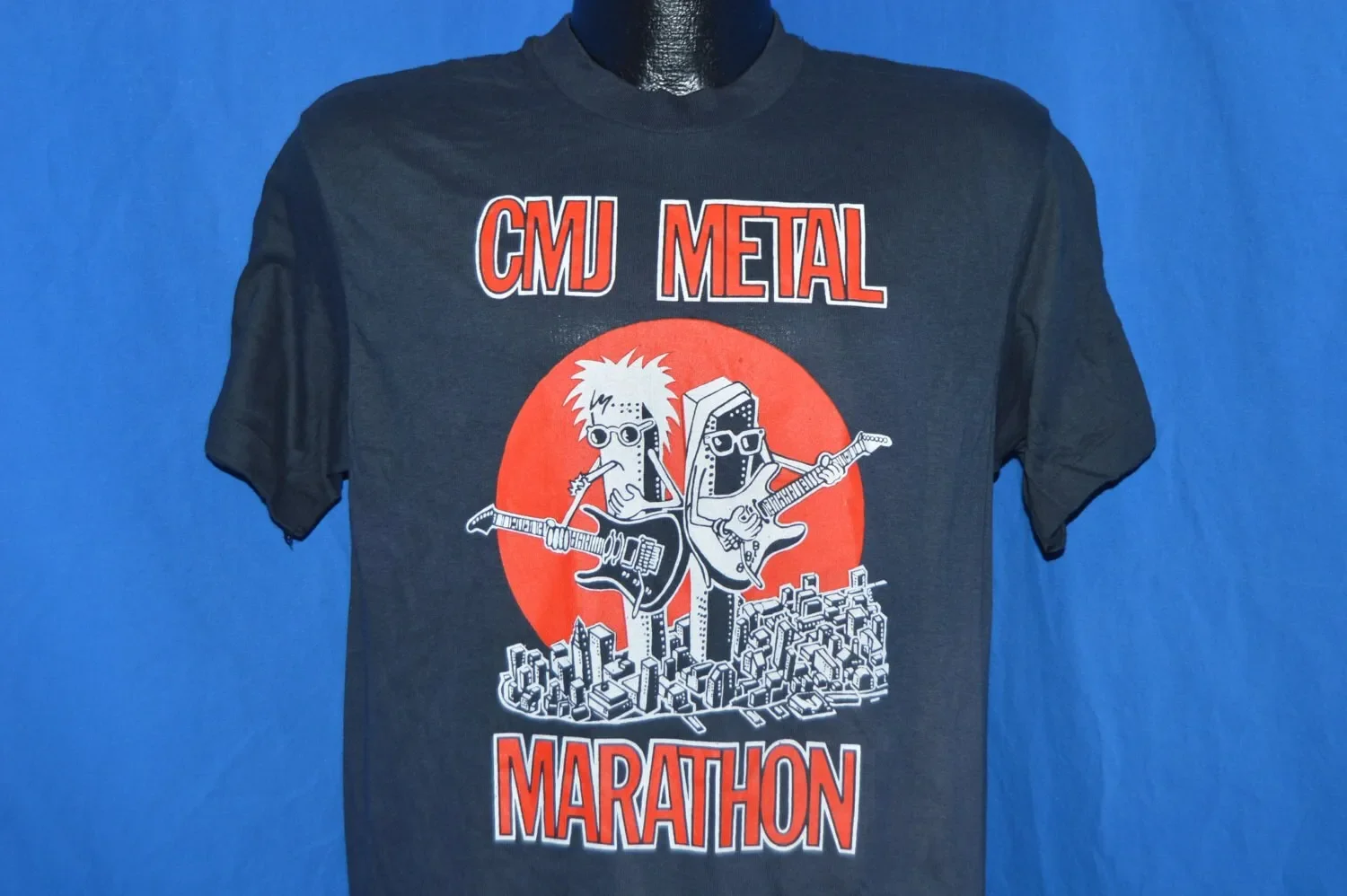 80s CMJ Metal Marathon Express Music Festival T Shirt Medium