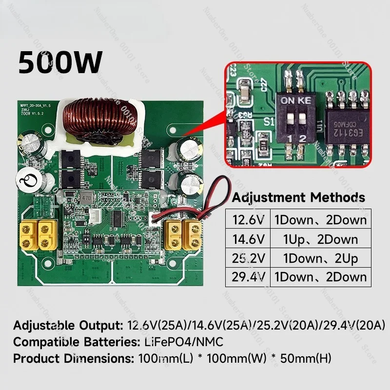 300w controller 500w/700wmppt solar module