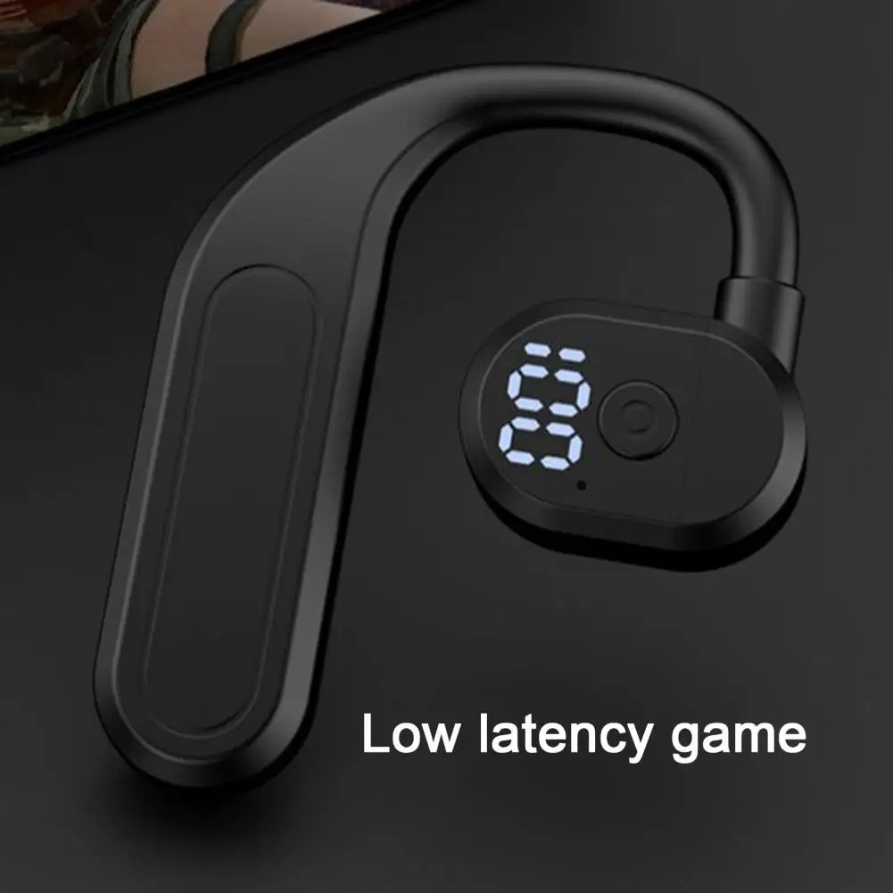 Earphone Bluetooth-compatible Earphone High-tech Bluetooth Wireless Earphones with Led Display Waterproof Sports for Ergonomic