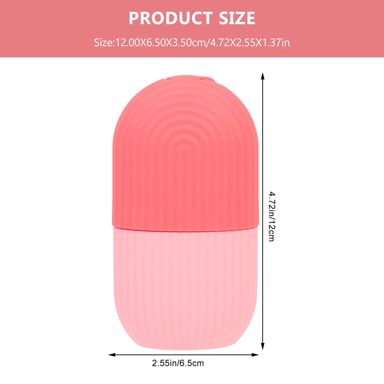 Ice Facial Roller Silicone Face Massager Reusable Skin Care Tool For Face Eye Massage At Home Travel Skincare Beauty