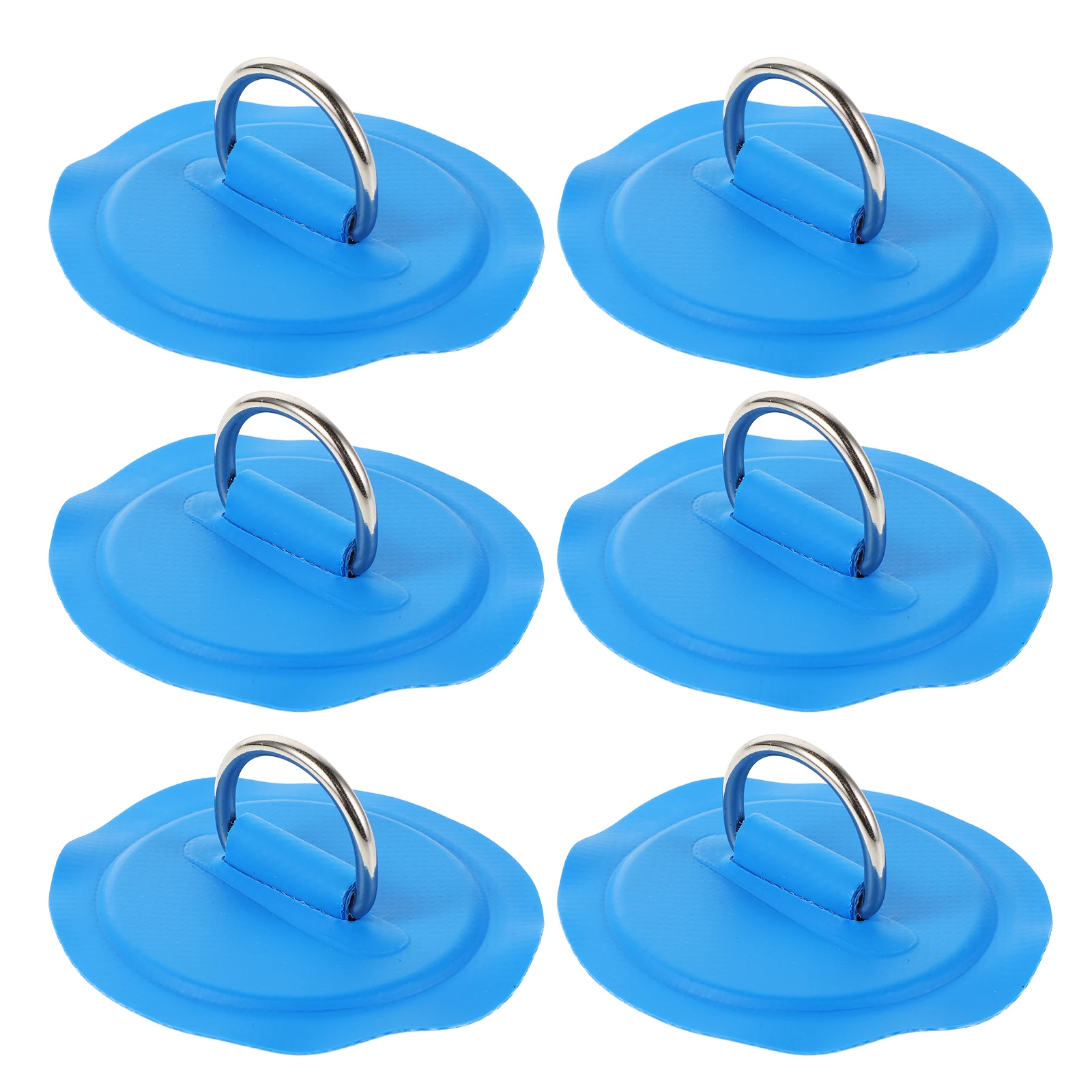 

6pcs D Patch for Kayak Canoe Fixator Stainless Steel PVC Buckle Inflatable Paddleboard Attachments Multifunctional Boat