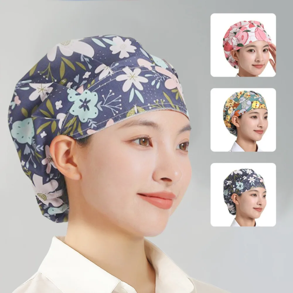 

Unisex Elastic Kitchen Work Hats Restaurant Breathable Chefs Hat Hotel Cooking Accessories Cap Dust proof Housework Hat