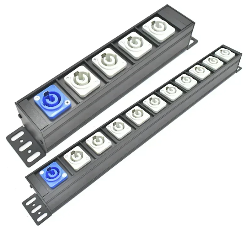 NAC3MPA NAC3MPB C Luce da palco Connettore LED Telaio di alimentazione 1-11AC Presa aeronautica 4000W PDU Ciabatta