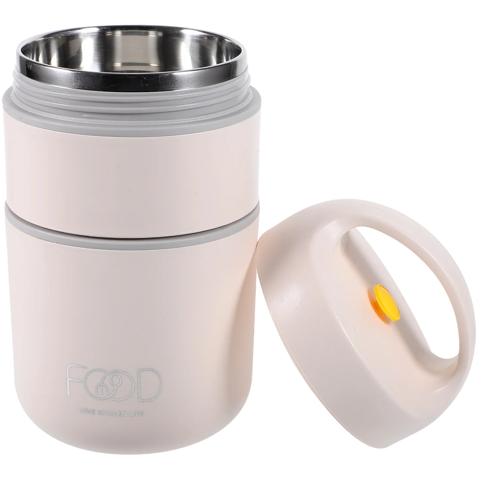 

Insulated Lunch Box Double Layer Stainless Steel Food Container Leakproof Portable Bento Box For Soup Cereal Storage