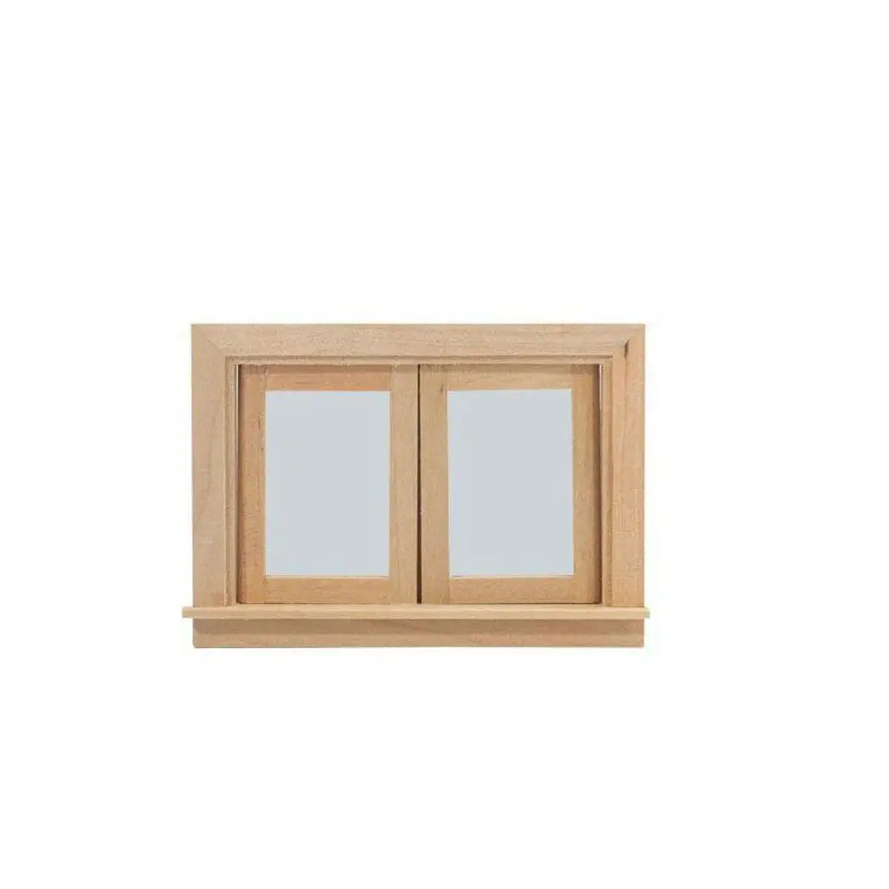 5 Styles Miniature Doll Accessories 1/12 Dollhouse Furniture Doll House Window Doll Furniture Wooden Frame Glass Plate