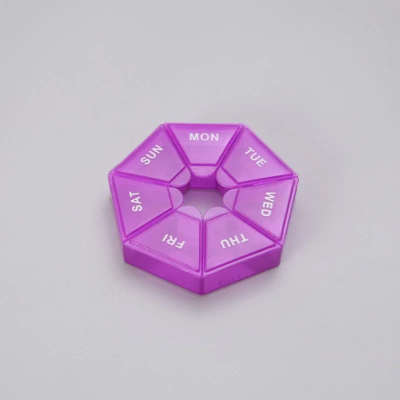 Nieuwe 7 Dagen Pillendoosje Wekelijkse Tablethouder Draagbare Reizen Mini Kleine Pillendoosje Pillendoosjes Organizer Container