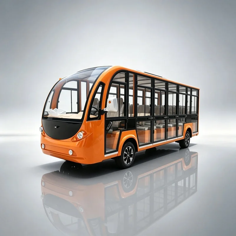 11-17 Fully Enclosed Electric Sightseeing Buses, Scenic Spots, Tourist Electric Shuttle Buses, F, Viewing Cars