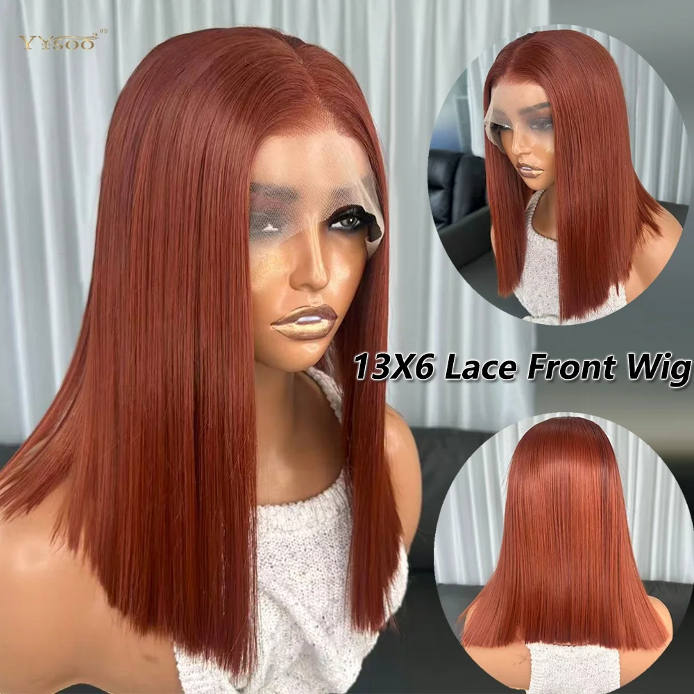 

High Quality Hot Selling 350# Silky Straight Glueless Heat Resistant Synthetic Lacefront WIgs for Black Womens Daily Use