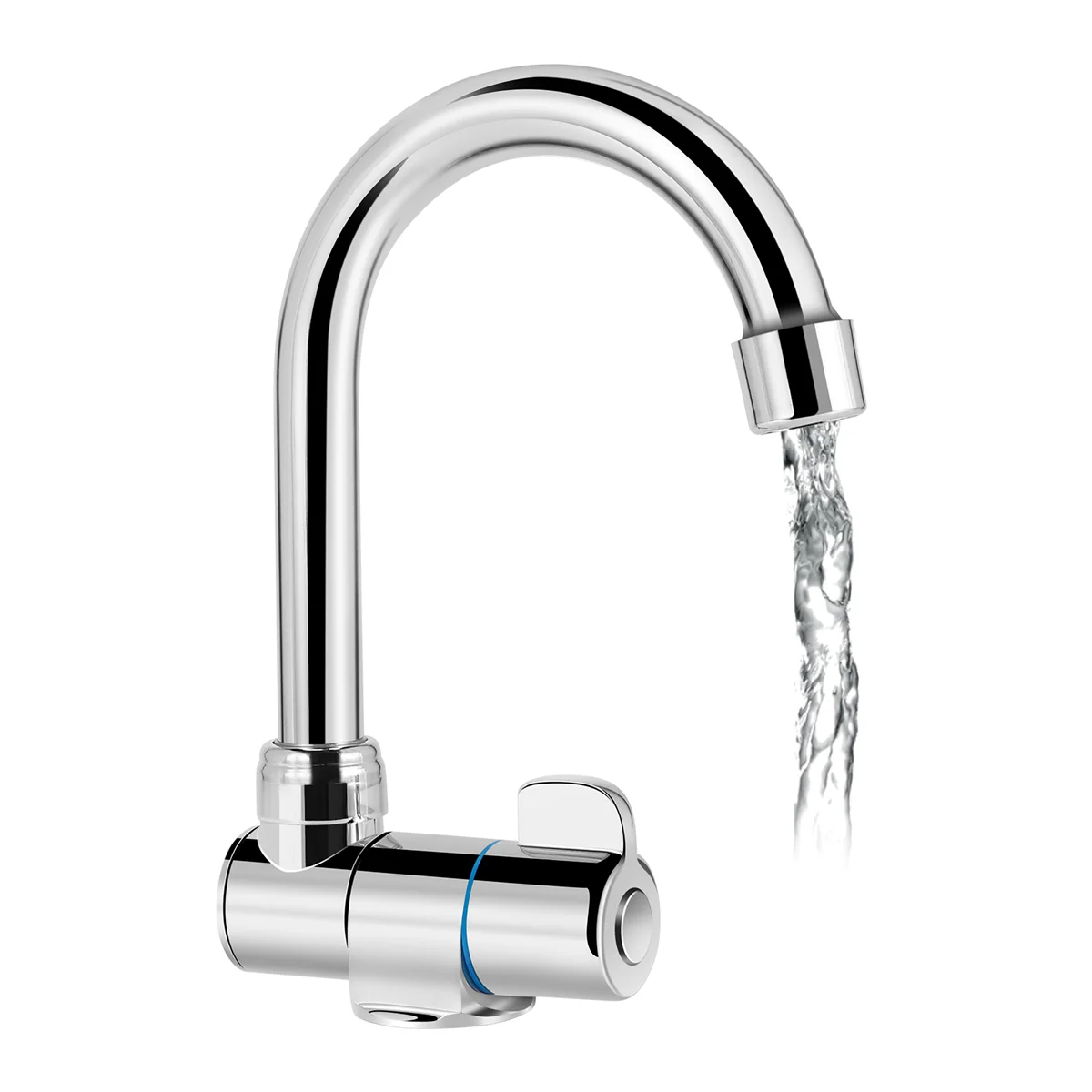 Grifo de lavabo de cobre giratorio, cubierta fría, cocina, caravana plegable, baño, barco marino, cubierta, Camper