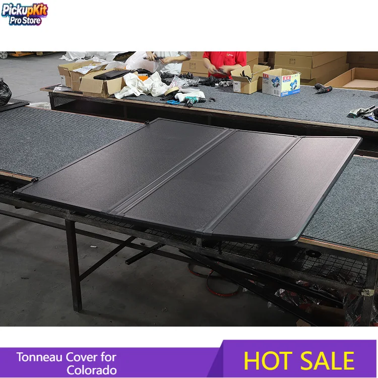 

Premium Heavy Duty Tri-Fold Tonneau Cover Truck Bed Cover for Colorado 5ft Bed