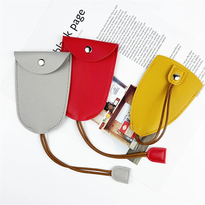 random color1PC Multifunctional Mini Key Bag Large Capacity Pull-out Key Chain Cute Portable Small Pouch for Men Women Daily Use