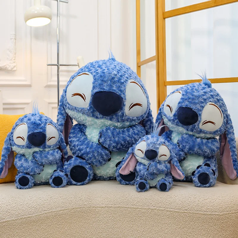 Pluszak Stitch Kawaii, pluszowa lalka, puszysty aniołek pies, wypchane zwierzątko, prezent urodzinowy dla dzieci, miękka zabawka, hurtownia fabryczna, sprzedaż transgraniczna