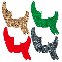 Xin Yue Custom Guitar Parts - For，US Fd Mike Dirnt Signature Precision Bass Guitar Pickguard Scratch Plate Multicolor Choice