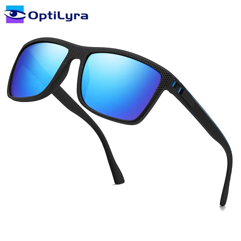 

OptiLyra Brand Men Polarized Sunglasses Lightweight Sun Protection Glasses UV Protection Suitable For Driving Fishing And Golf