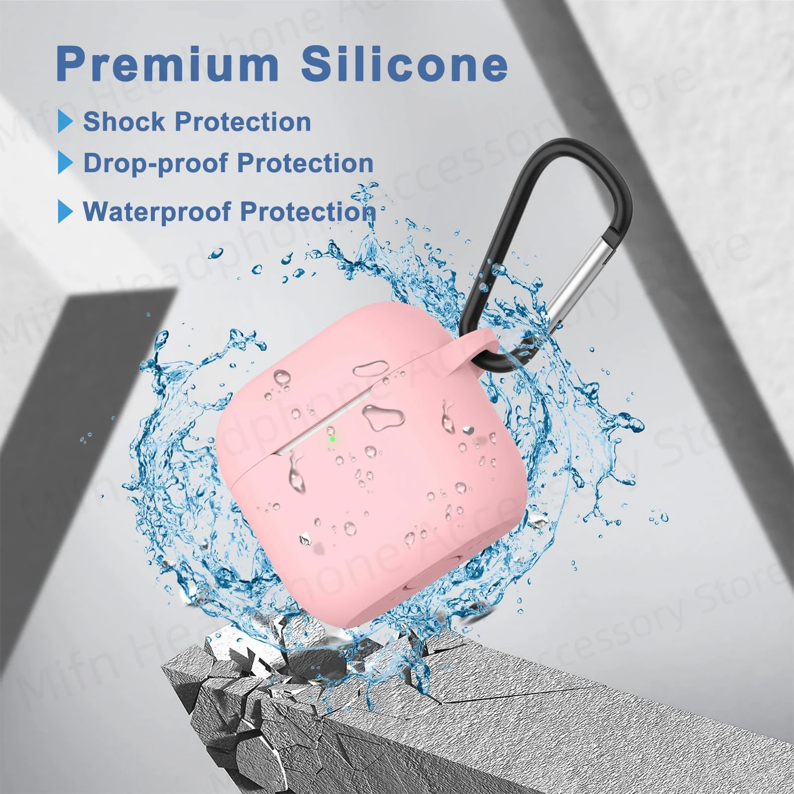 Беспроводной чехол для airpods 4, наушники с ремешком, высококачественный мягкий защитный чехол из жидкого силикона для apple airpod 4, чехол