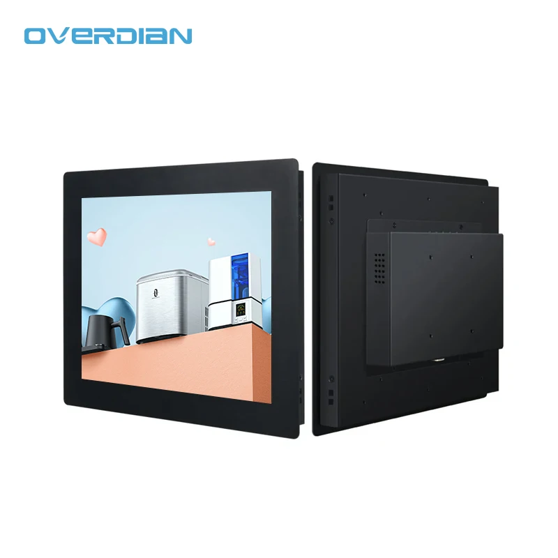 Imagem -04 - Overdian Mini Painel Industrial Monitor Lcd Tela Não Sensível ao Toque Display Incorporado Vga Usb Dvi 121