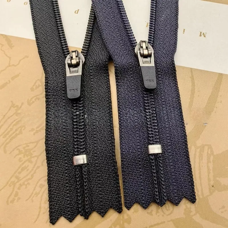 

50 шт./лот 3 # От 17,5 до 18,5 см YKK, нейлоновая катушка на молнии, черная, синяя юбка с карманами, брюки, ремонт, швейные аксессуары для портного