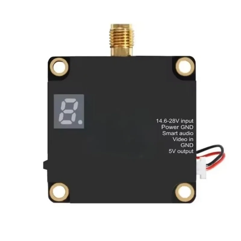 5.8G 96CH FPV Video Transmitter 8W, Long‑Range VTX Module With Smart Audio for RC Drone