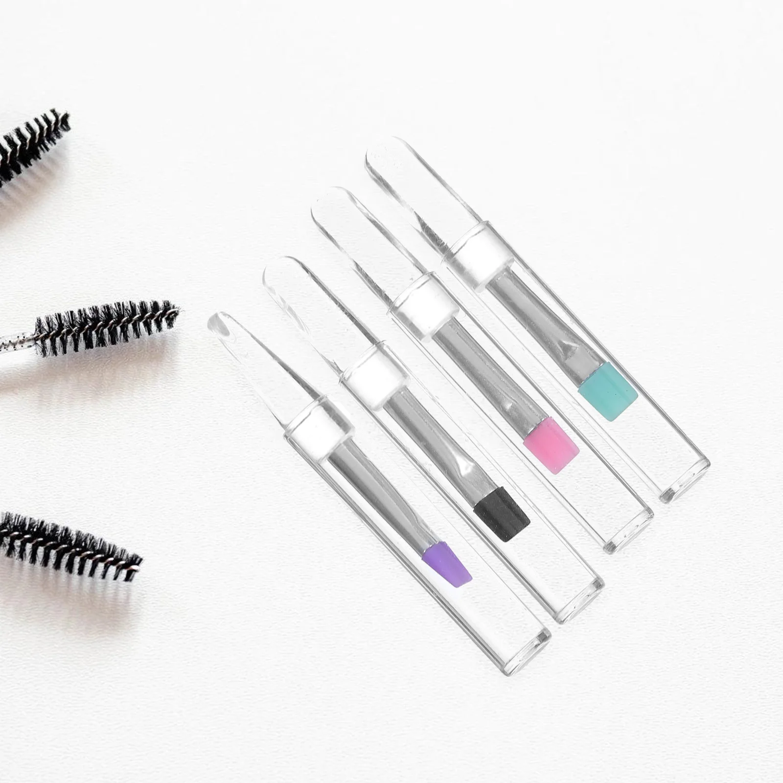 Silicone Brush for Eyelashes Brow Brushes Eyebrows Set Beauty Tools Accessories