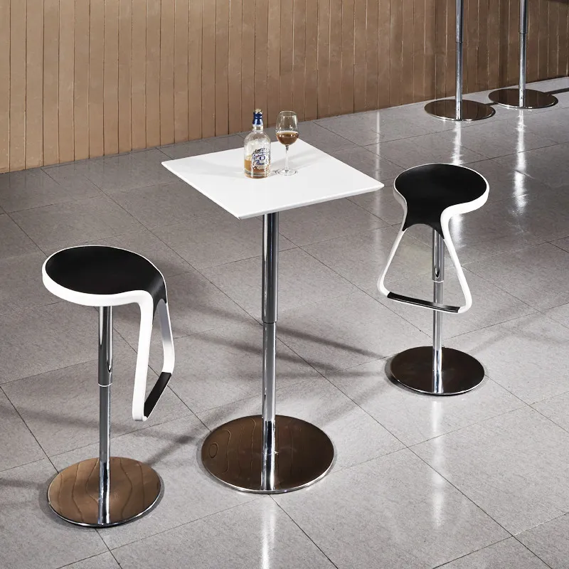 

Современный минималистичный барный стул HT с регулируемой высотой, классический креативный высокий стул с прочным основанием для использования у барной стойки и на кухне.