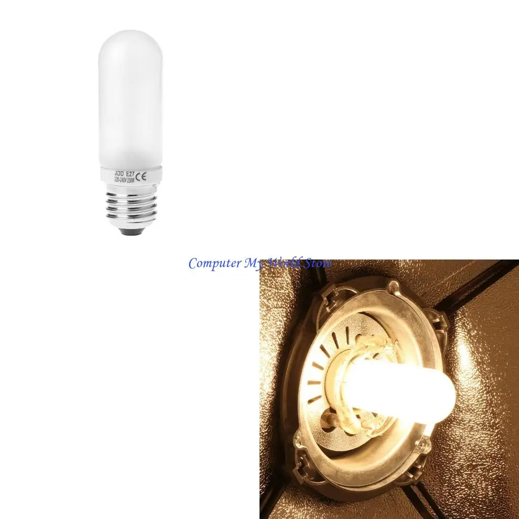 

220V-240V 250W JDD E27 Flashlight Lamp Tube For Photo Studio Flash LED Light