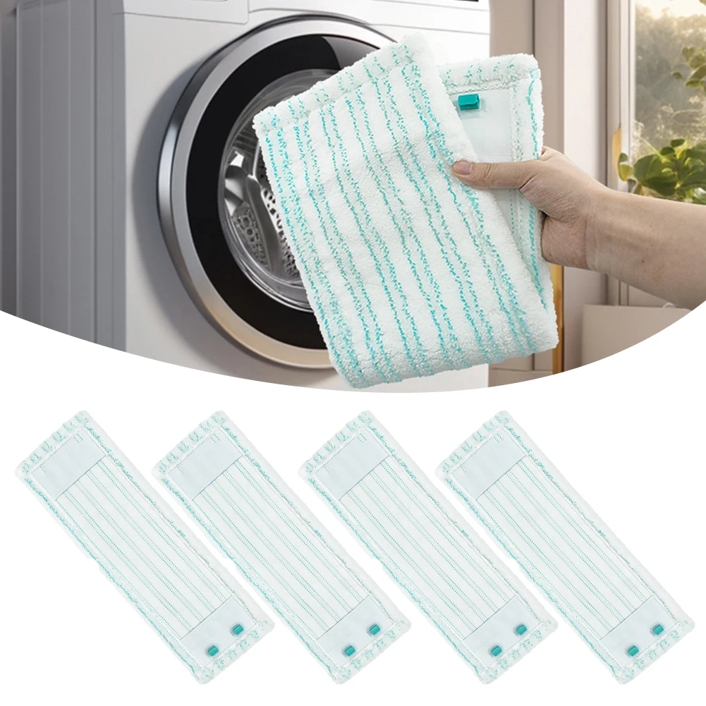 

4-Pack For Leifheit For Profi XL Mop Covers: Superior Microfiber For Clean Replacement Microfiber Mop Compatible