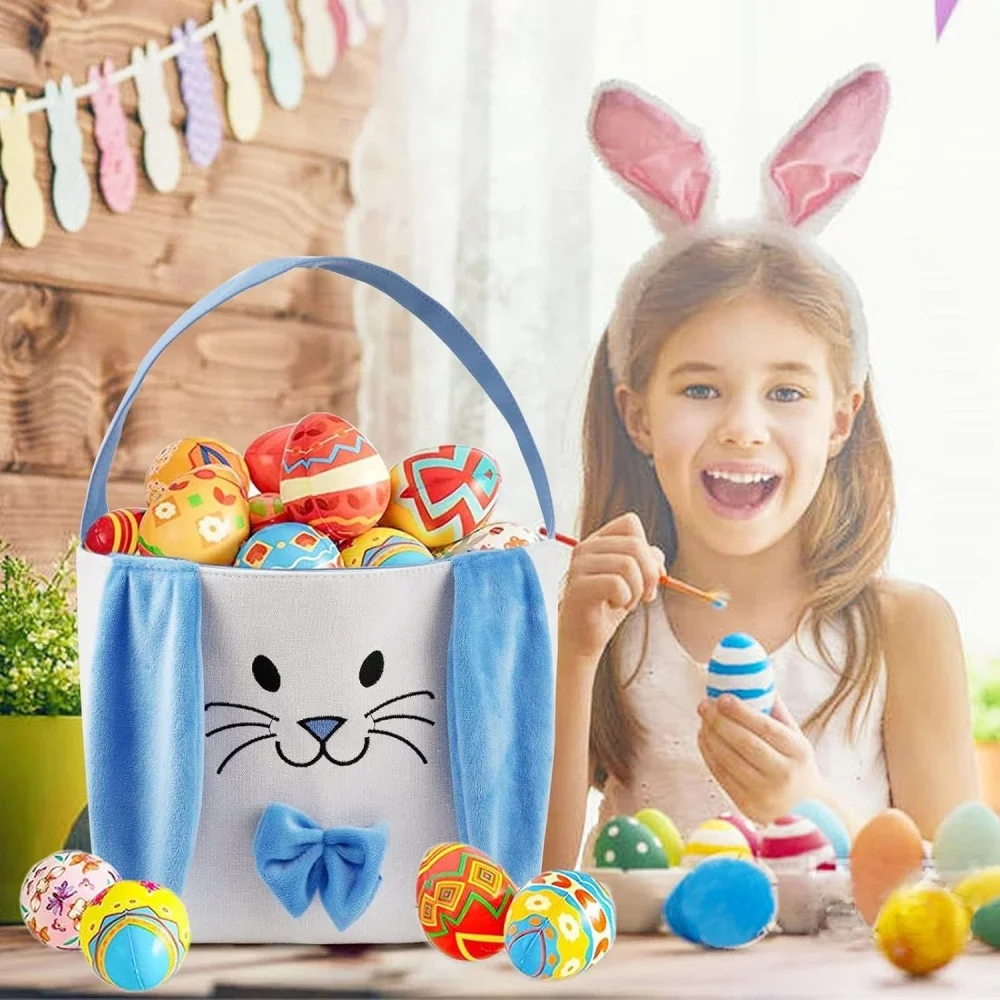 Easter Rabbit Ear Candy Bag - close-up view