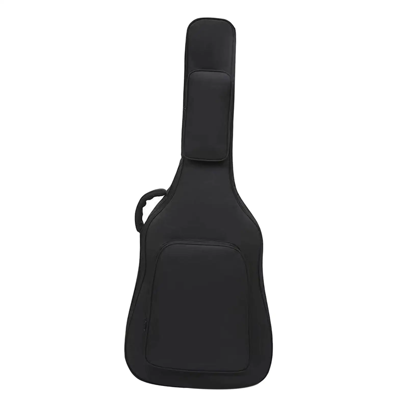 Bolsa para guitarra acústica de 41 polegadas com dois bolsos, capa protetora para transporte de guitarra para baixo