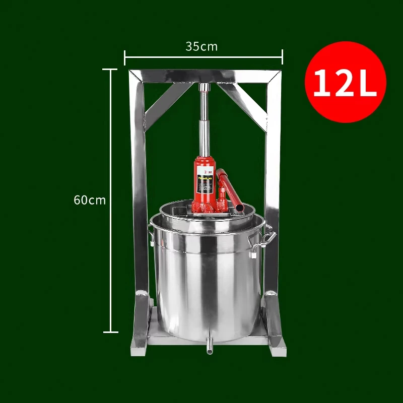 Grape Juicer Commercial-Grade Stainless Steel Fruit Crusher Pulp-Juice Separation Vegetable Dehydration Processing