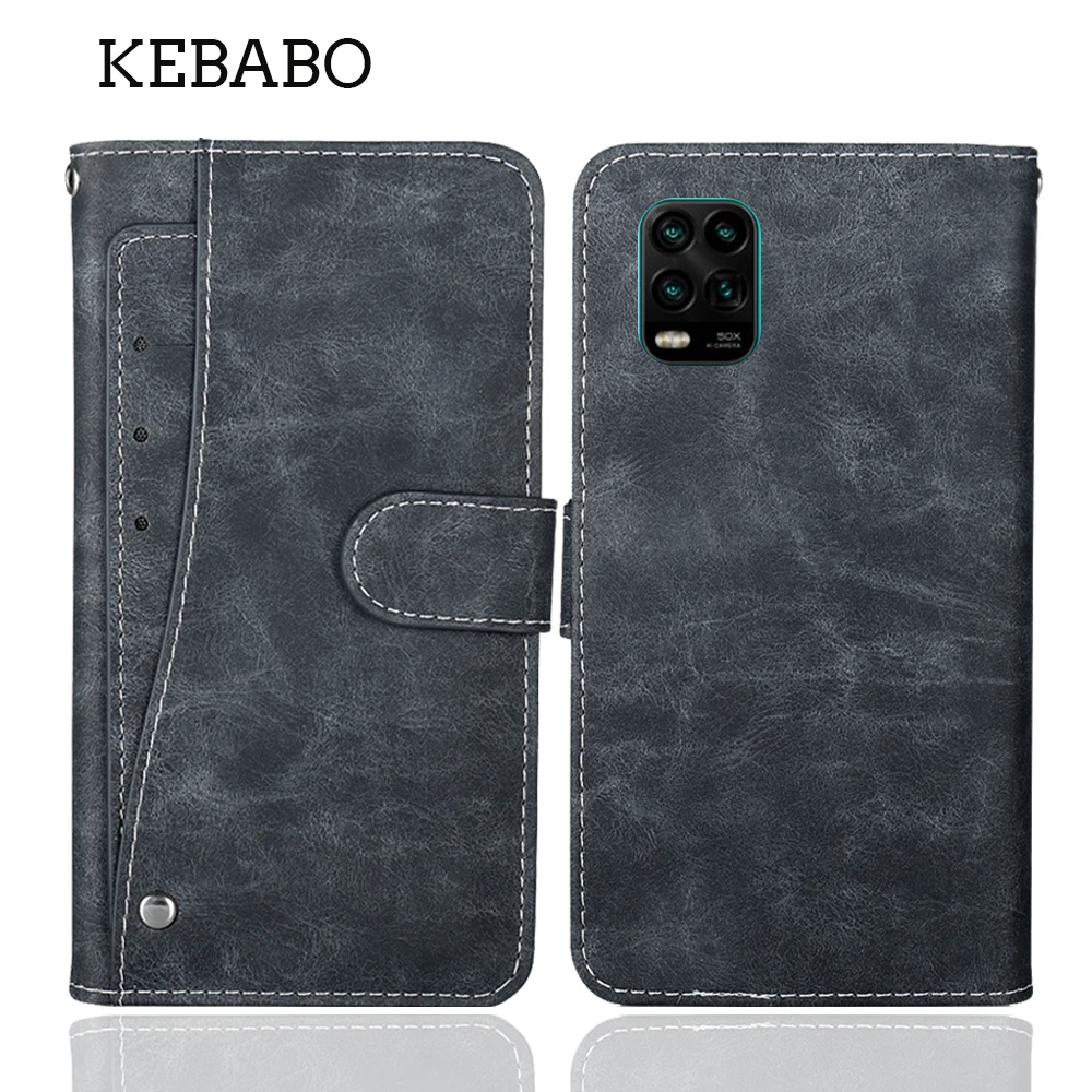 Leather Wallet For Xiaomi Mi 10 Lite Case 6.57