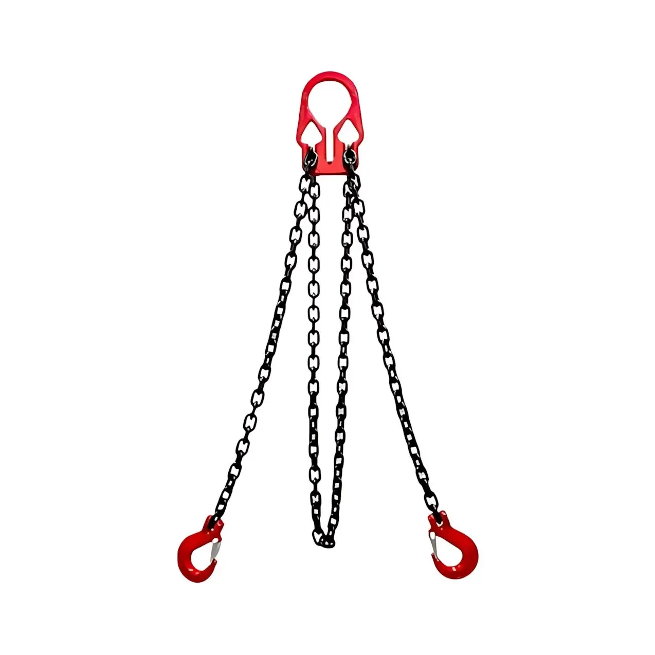 5/16 Inch x 10 Ft 7000lbs/3.18 Tons Chain Slings for Engine Hoist with Industrial Grab Hook Lifting Chains with Adjuster Hooks