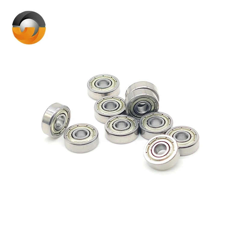 10 sztuk ABEC-7 604ZZ 4x12x4mm miniaturowe łożyska kulkowe łożyska ze stali chromowanej do części drukarki 3D koła pasowe
