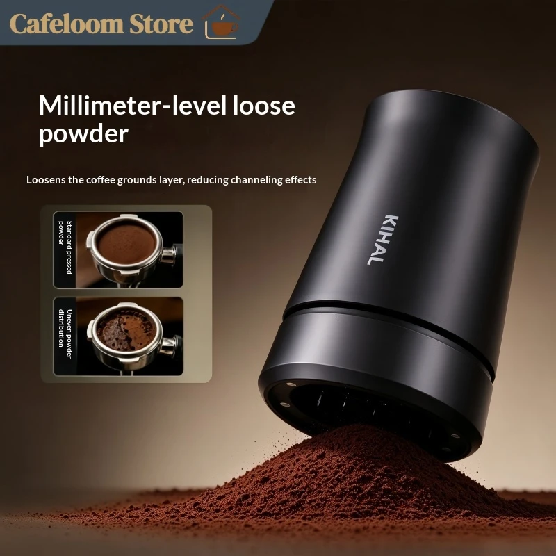 KIHAL Electric Rotating Coffee Distributor 58mm Uniform Powder Distribution Needle For Espresso Coffee Making