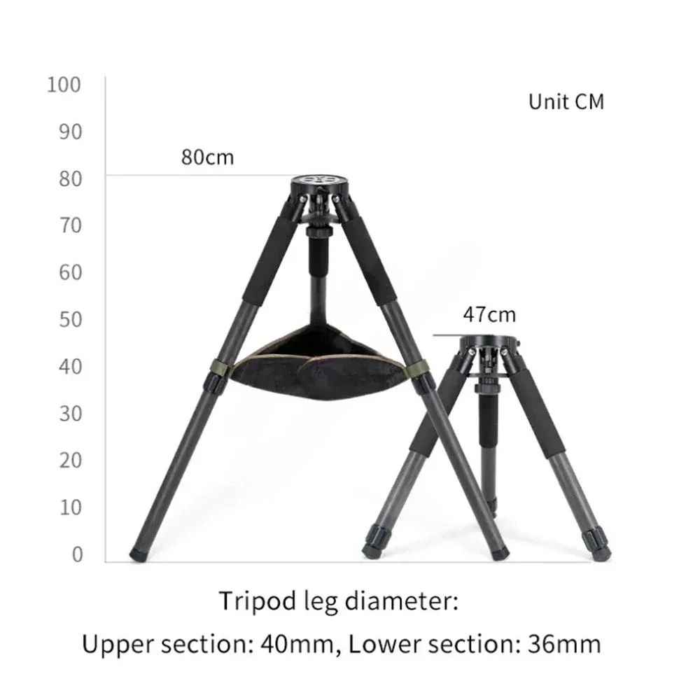 TC40 Carbon Fiber Tripod - Suitable For AM5 IOptron Harmonic Equatorial Mount Etc Customized Pier Extension