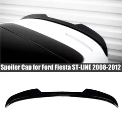 ABS Glossy Cap Maxton Style Rear Wing Add-on Cover Lip Spoiler Decoration Accessories For Ford Fiesta ST-LINE MK7 Only 2008-2012