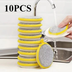 Dishwashing Sponge Reusable Washable Sponges Double Side Magic Sponge To Wash Dishes Useful Things for Kitchen Clean Tools